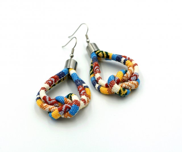 KOLCZYKI BOHO TITICACA KNOT