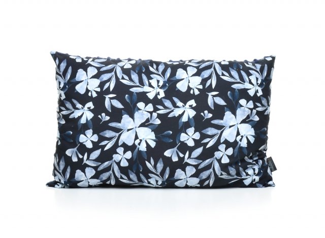 PODUSZKA podusia jasiek 40 x 60 cm bawełna / minky BLUE FLOWERS