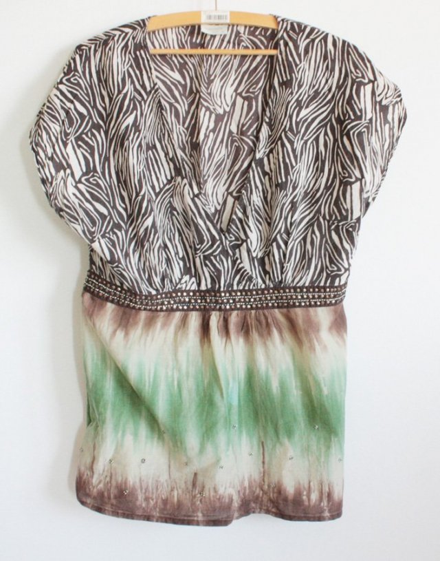 PLUS SIZE bluzka NA LATO GREEN HOUSE