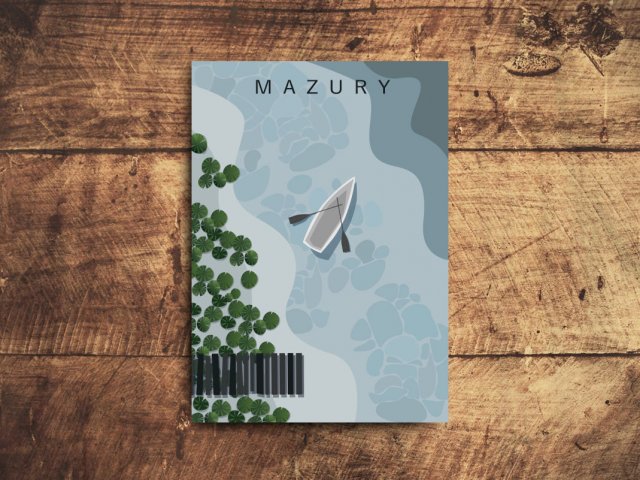 Kartka pocztowa - Mazury