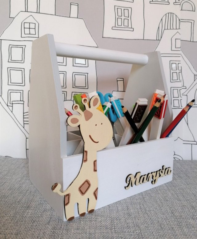 Organizer na kredki - Żyrafa-PK37