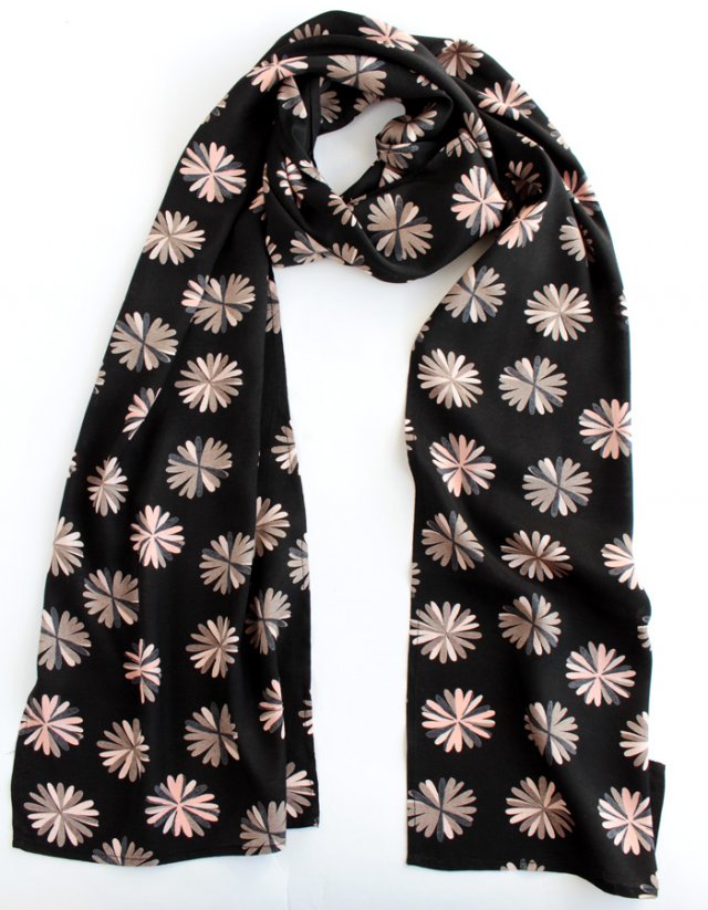 Szal vintage Masai kwiaty