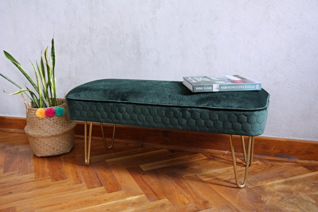 Ławeczka tapicerowana siedzisko loft pufa