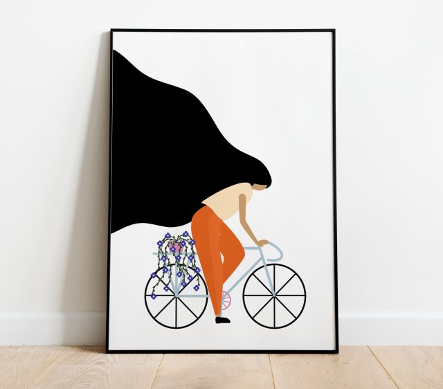 Rower plakat A3