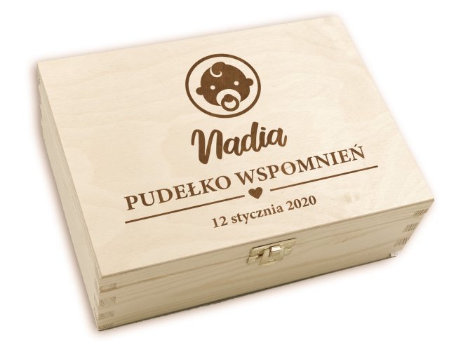 PUDEŁKO WSPOMNIEŃ PREZENT CHRZEST ROCZEK METRYCZKA