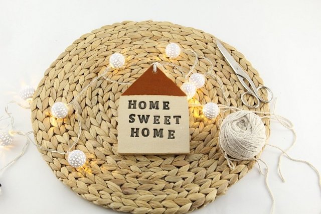 Zawieszka ceramiczna domek Home Sweet Home