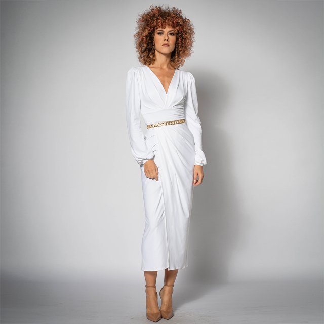 Diva White - sukienka w stylu boho