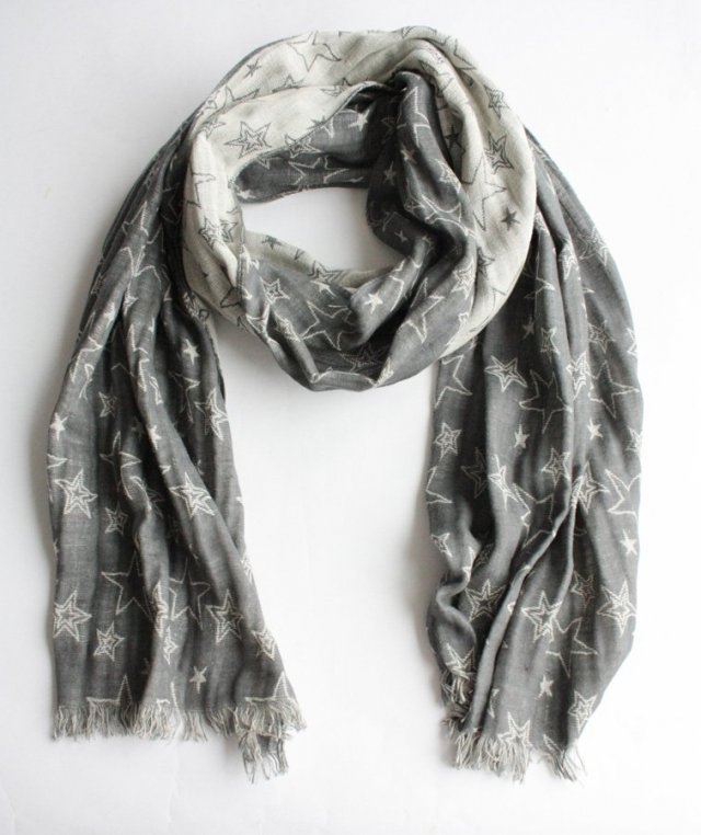 szal vintage SOAKED IN LUXURY dwustronny szal