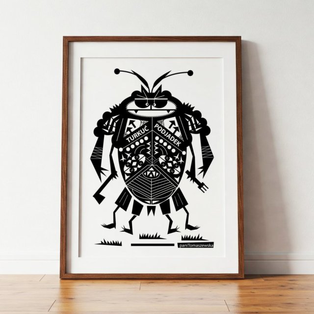 Plakat "TURKUĆ PODJADEK" 40x50 cm