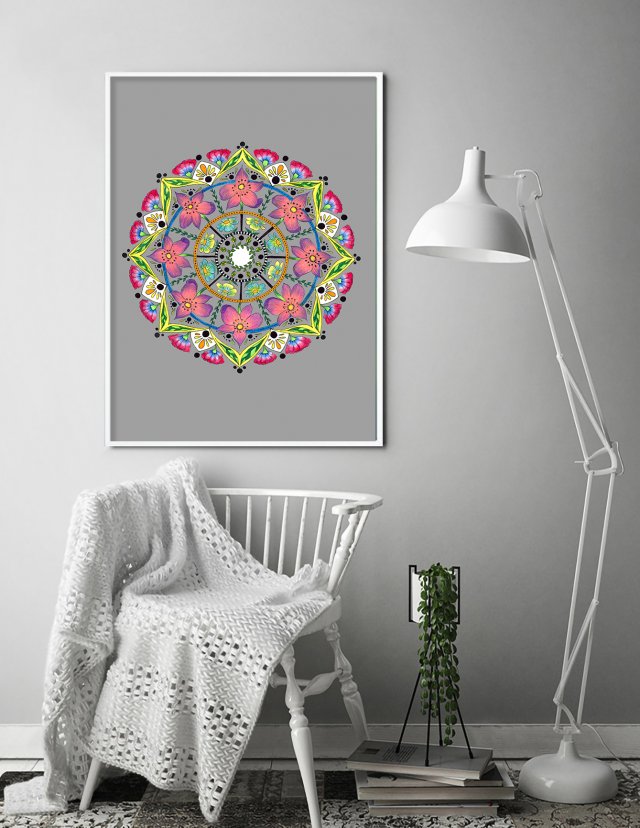 Mandala 50x70cm