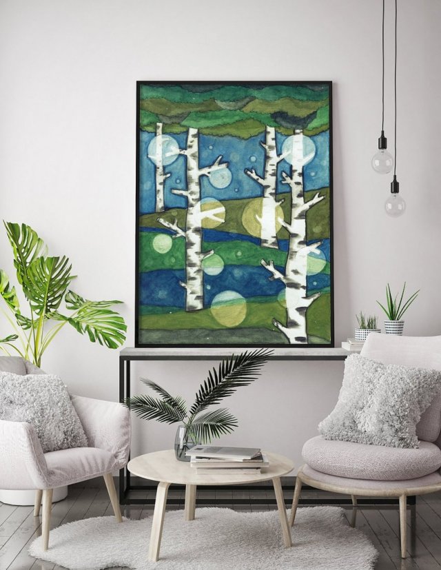 Drzewa 50x70cm