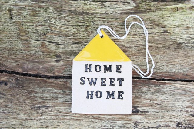 Zawieszka ceramiczna domek Home Sweet Home