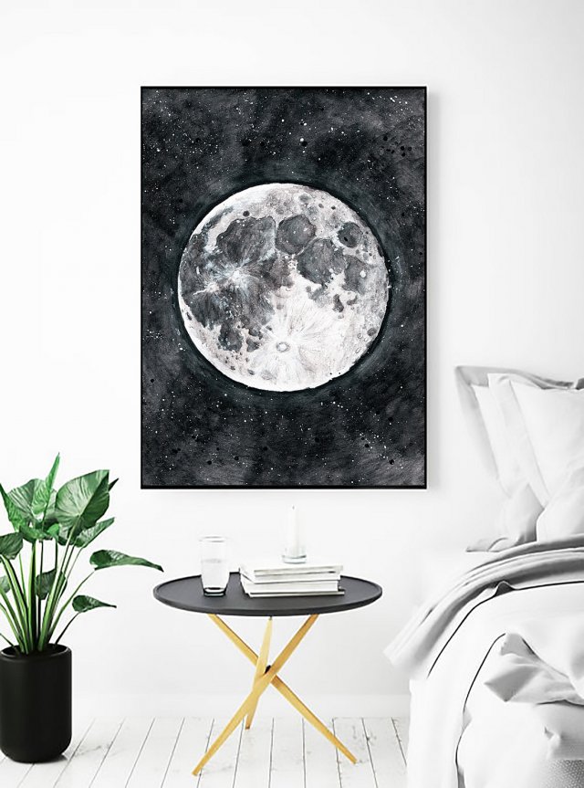 Moon 50x70cm