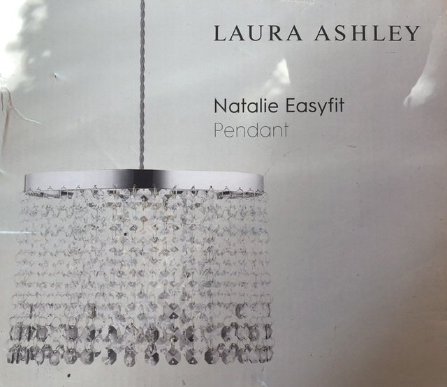 Laura Ashley Home -Natalie Easyfit - pendant - nowa kryształowa lampa - zwis