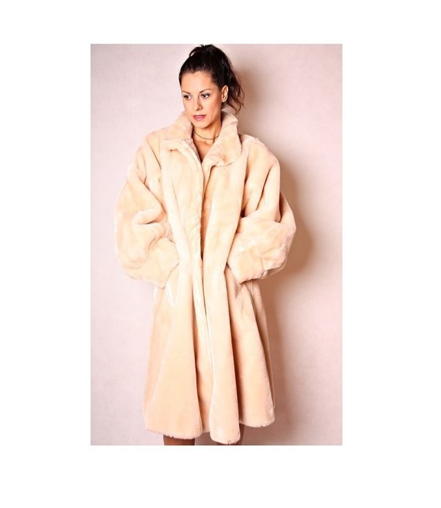 TISSAVEL - FAUX FUR - LUXURY VINTAGE SZTUCZNE FUTRO