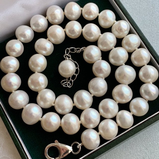 Perły duże - Czar i elegancja z natury ❤ Naturalne duże perły osadzone w srebrze ❤ Czar i elegancja