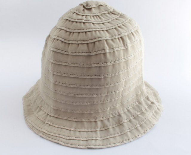bucket hat vintage kapelusz kubełkowy rybacki czapka beżowa