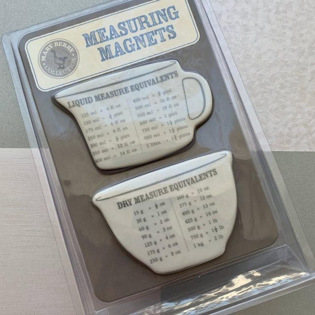 Measuring Magnets - Mary Berry Collection ❀ڿڰۣ❀ Magnetyczne przeliczniki kuchenne ❀ڿڰۣ❀