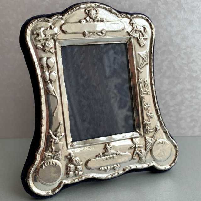 Vintage Sterling Silver Children Pictures Frame ❤ Ramka, srebro 925 ❤