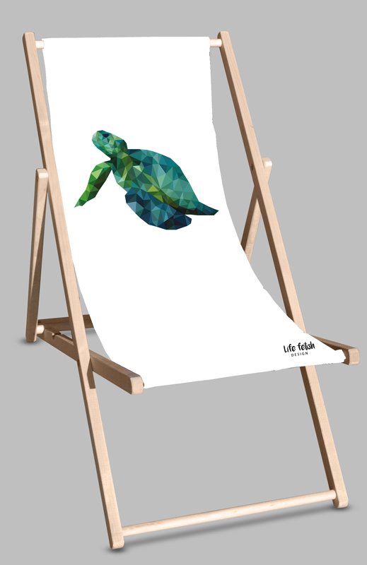 Leżak z żółwiem
