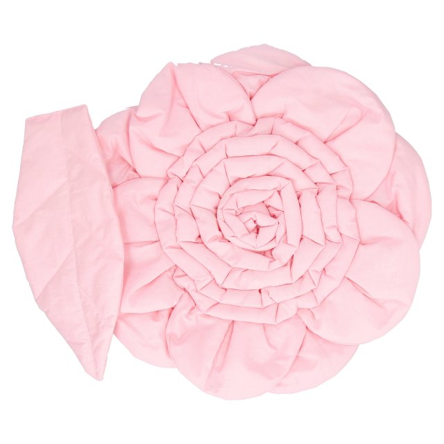 Bilbokids poduszka dekoracyjna kwiat mały jasny róż