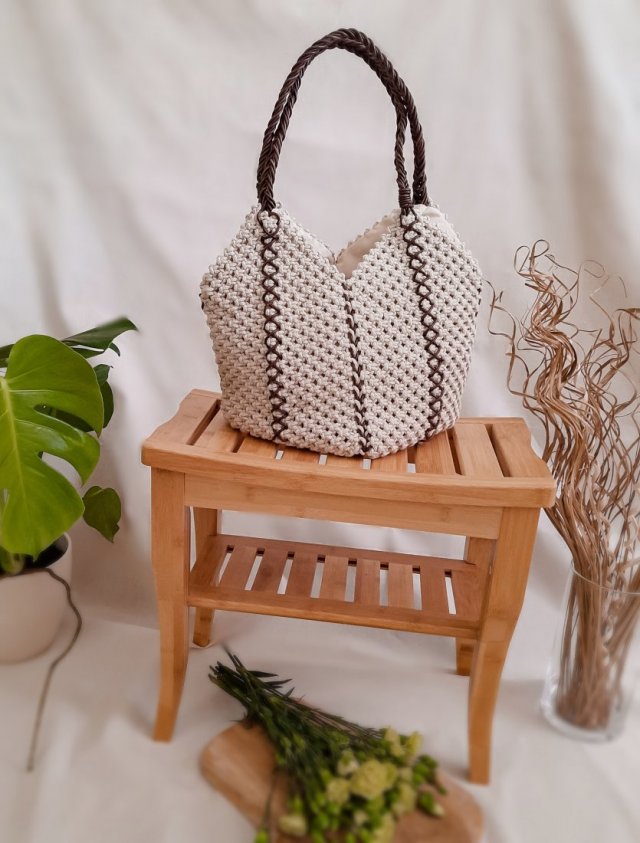 Torebka shopper w stylu boho - Pure Nature