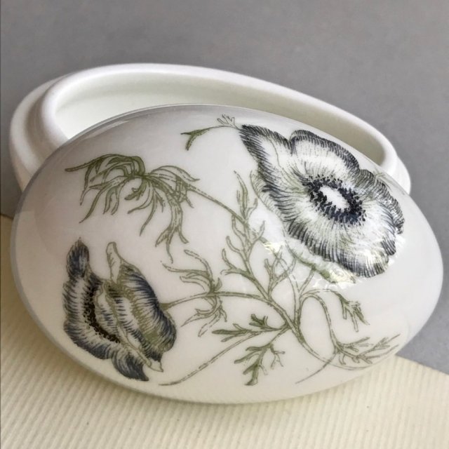 ❤ WEDGWOOD ❤  Makowe jajo ❤ Puzderko ❤ MARKOWA PORCELANA, SYGNOWANA #1