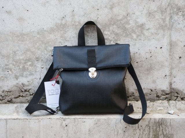 plecak- torba oldschool square black