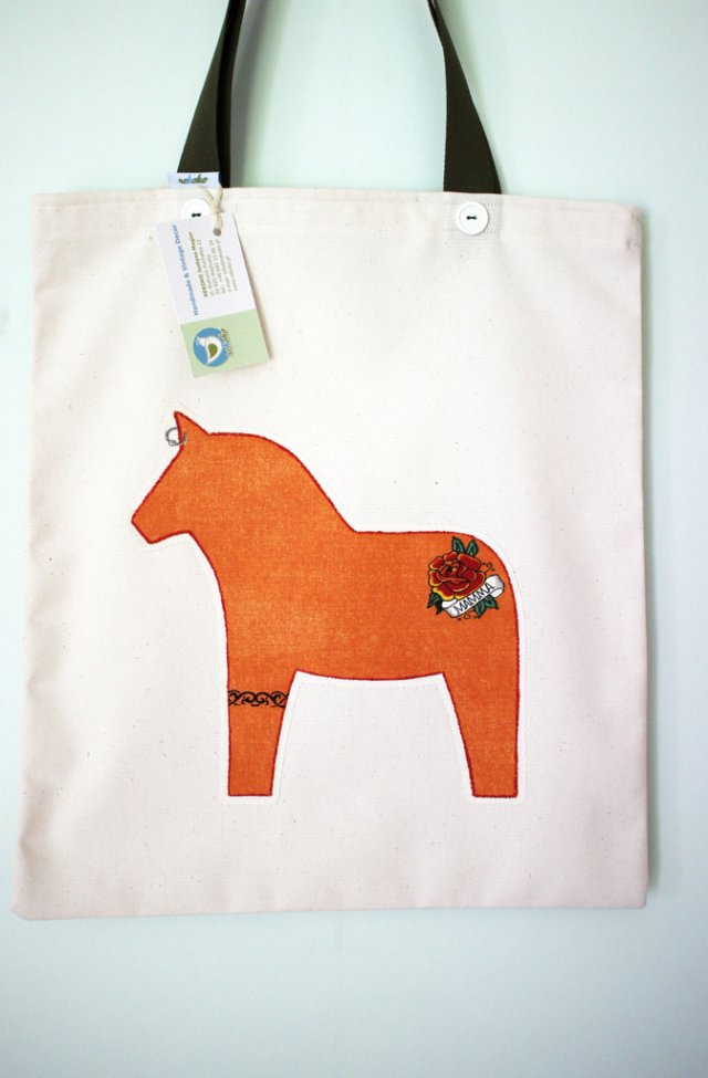 Torba Konie Koń na ramię, eco bag.