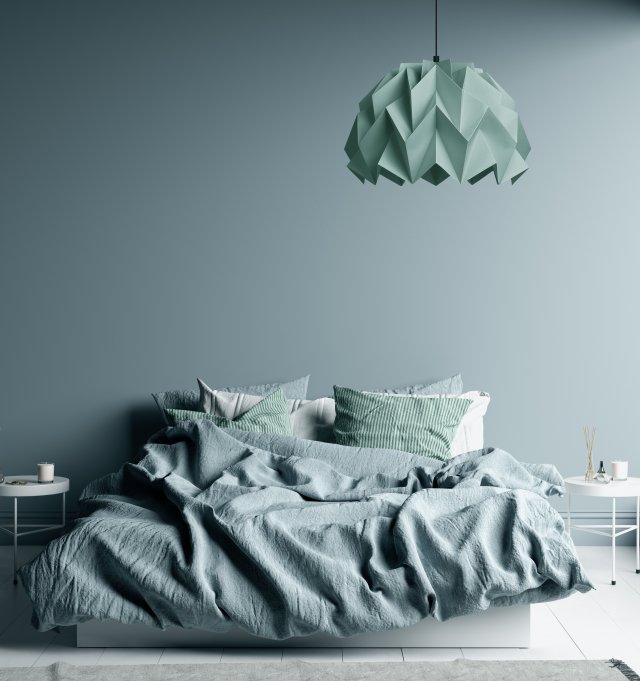 Lampa wisząca origami ICEBERG L szałwiowa