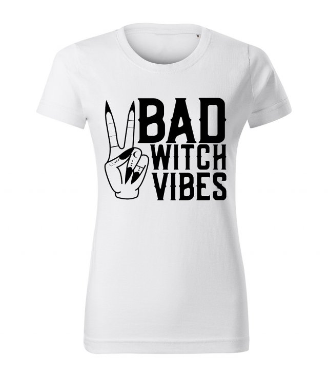 Koszulka T-shirt Bad Witch Vibes Biała S