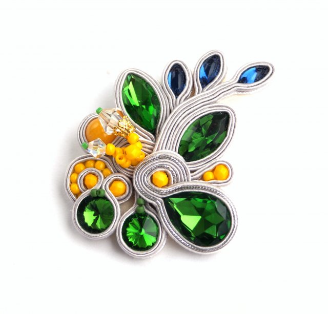 Broszka soutache