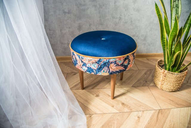 Pufa orientalna puf siedzisko podnóżek ławeczka tapicerowana