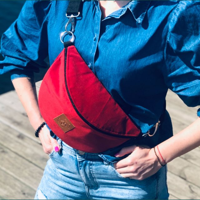 Nerka/torebka Mili Belt Bag L - czerwona