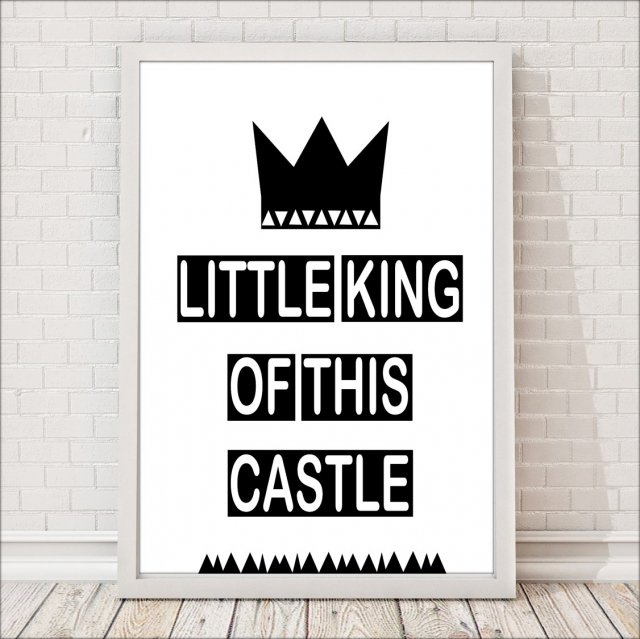 Plakat Little king A3