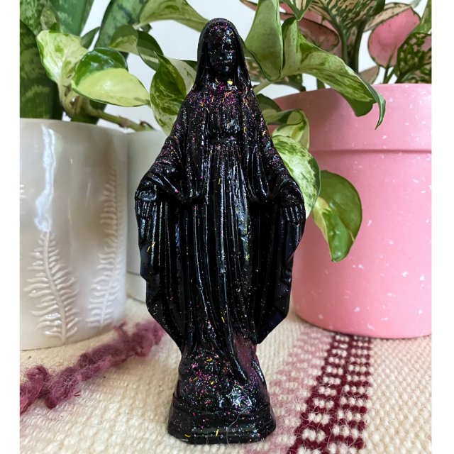 Figurka Matka BoskaBlack Glitter