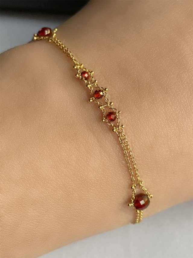 Bransoletka Lea Granat