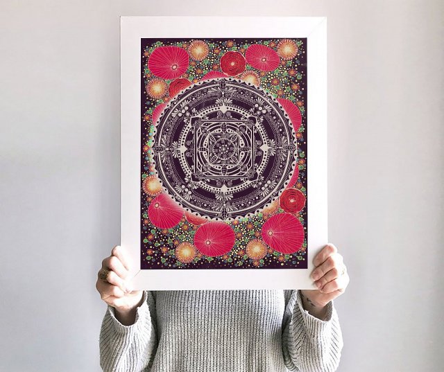 Mandala 50x70cm