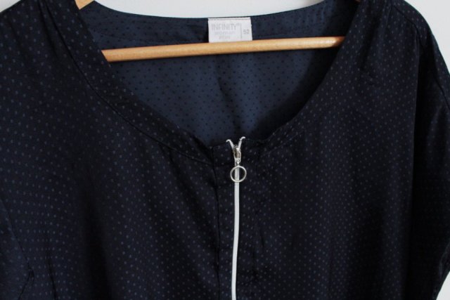 PLUS SIZE bluzka suwak zipped