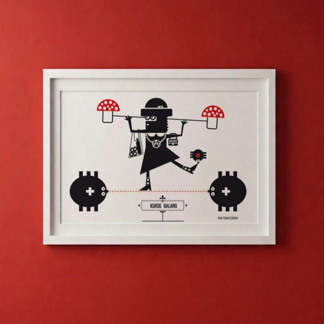 Plakat  "Kurde balans" A3