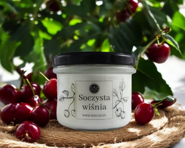 Świeca sojowa Soczysta wiśnia 235 ml Mikuno