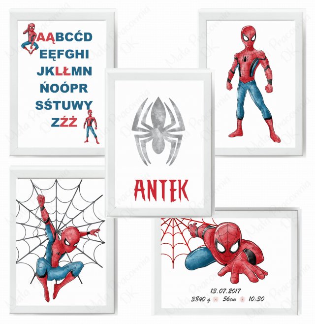 Zestaw plakatów SPIDERMAN 3xA4