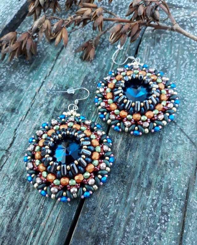 ,,rozetki w błękicie,,