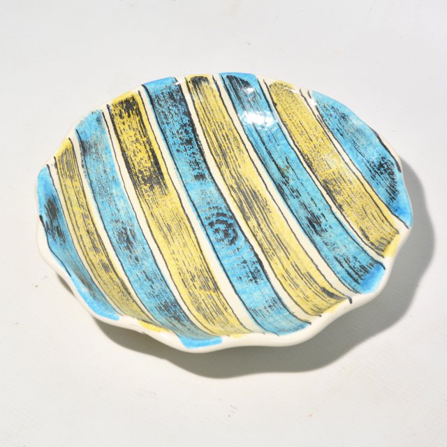 Ceramiczna patera na owoce, Strehla, Niemcy, lata 70.