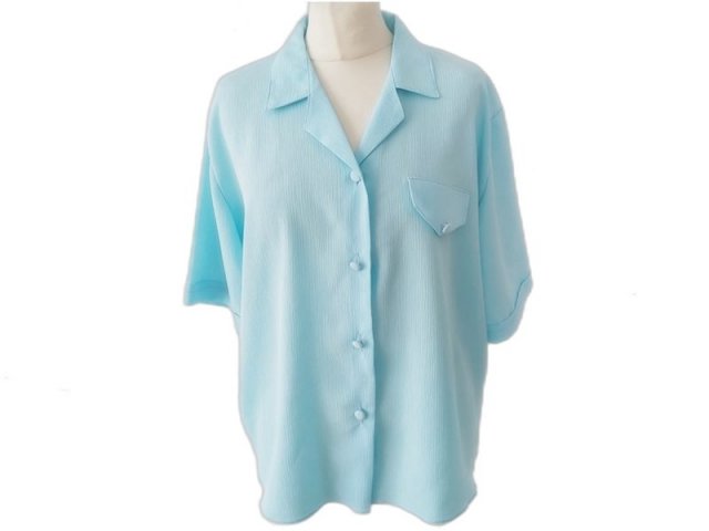 Vintage błękitna bluzka