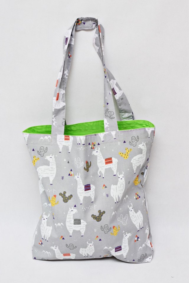 Torba na zakupy shopperka ekologiczna torba zakupowa na ramię bawełniana torba lama alpaka