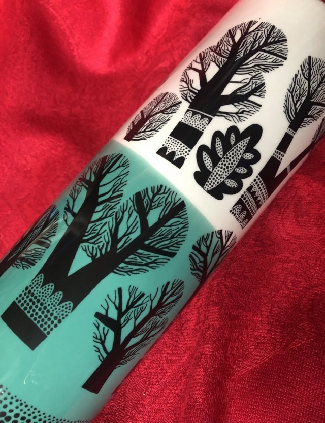 Jade winter trees vase Lush designs England