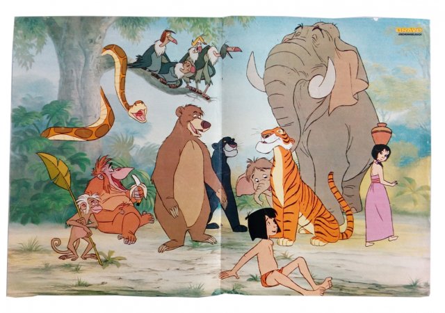 Vintage plakat Księga dżungli