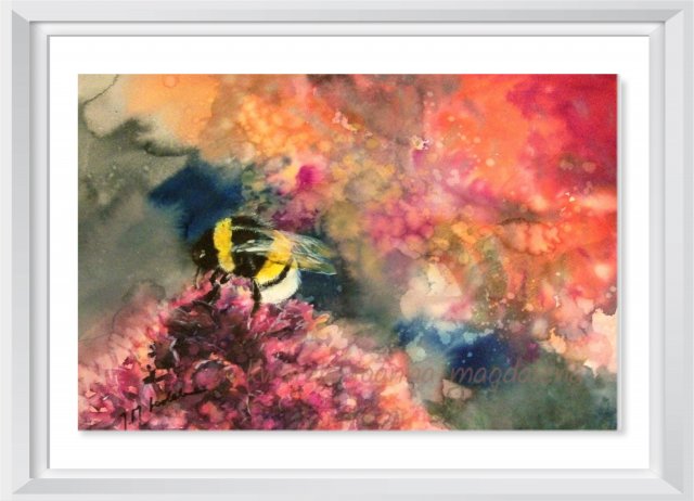 Rose de poudre (giclée)