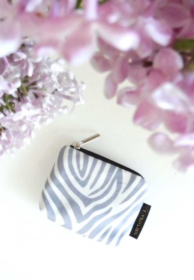 Portfel card holder Zebra